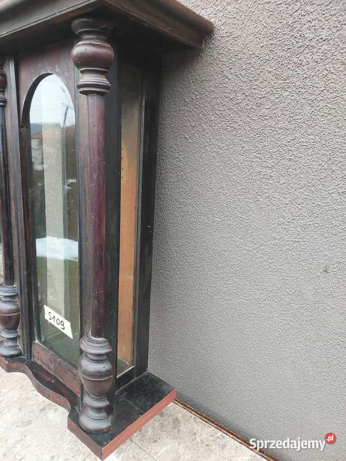 S109 Skrzynia obudowa starego zegara szafka Tczew