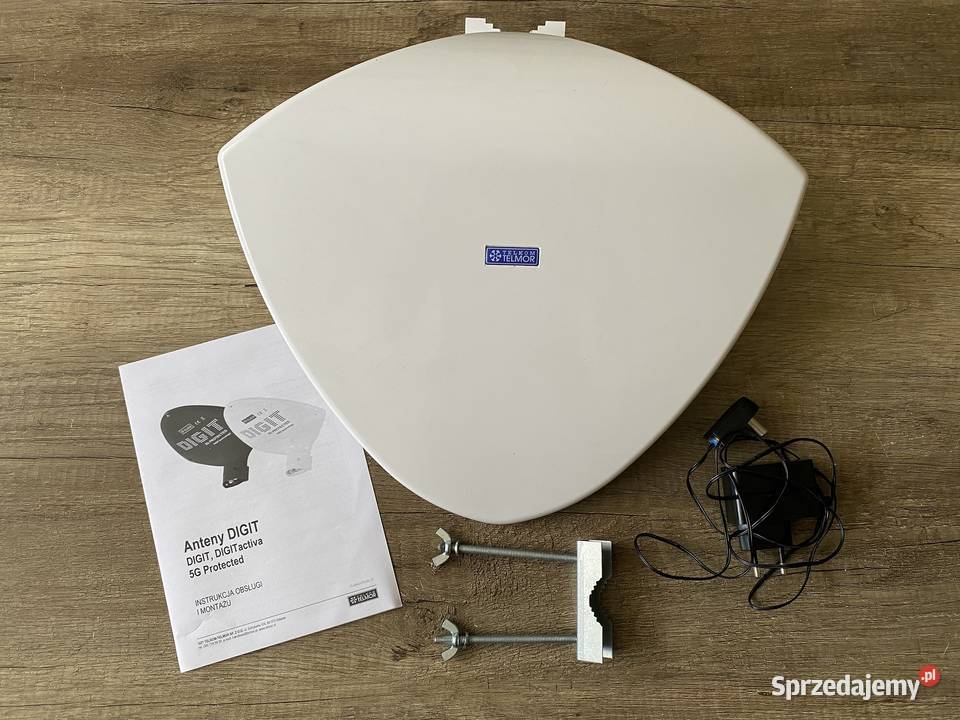 Antena DVBT2 DIGIT Activa 5G Protected biała Głogów