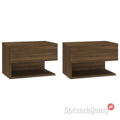 vidaXL Wiszące szafki nocne 2 brązowy Warszawa