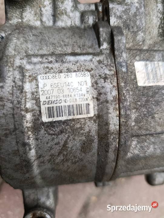 Kompresor sprężarka klimatyzacji audi A4 b7 20 łódzkie Starowa Góra