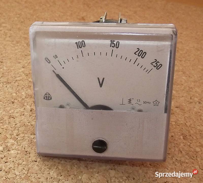 Woltomierz tablicowy 250 V mazowieckie