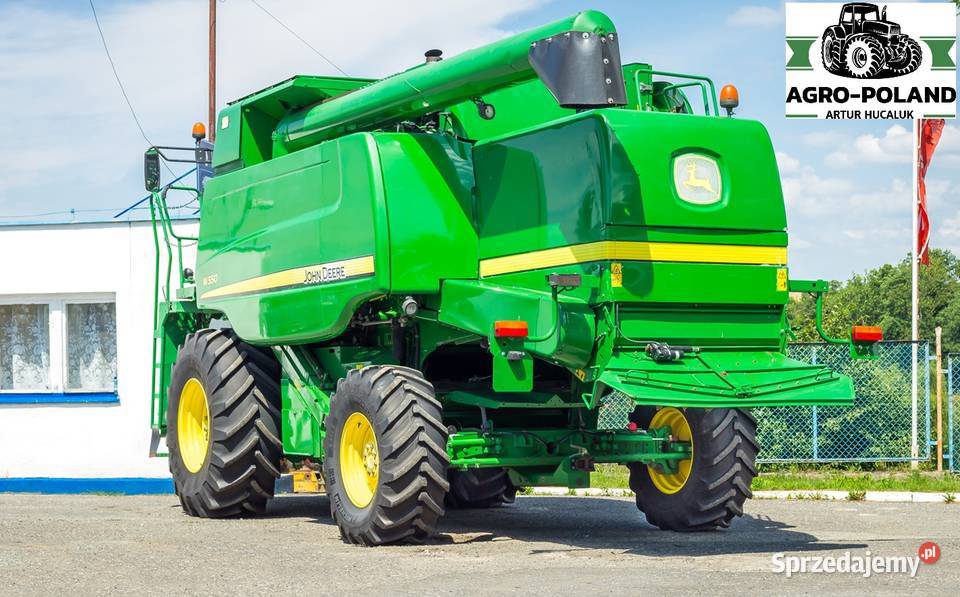 JOHN DEERE W 550 2981 h 55 M 2011 nieuszkodzony Zbożowe sprzedam