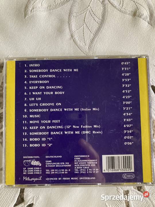 Płyta Cd Album DJ Bobo Dance With Me Lata 90 Płyty i kasety Czerwionka-Leszczyny