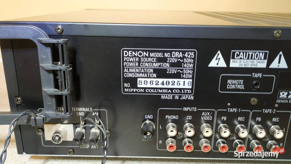Amplituner stereo Denon DRA425 Made in Japan