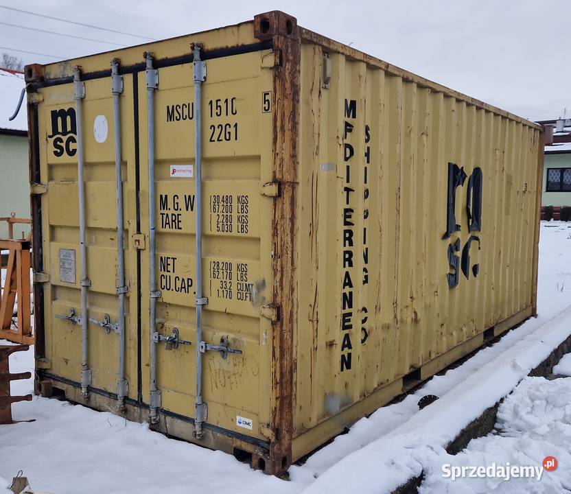 Kontener Morski 20 Magazyn Sprzedam Somianka-Parcele