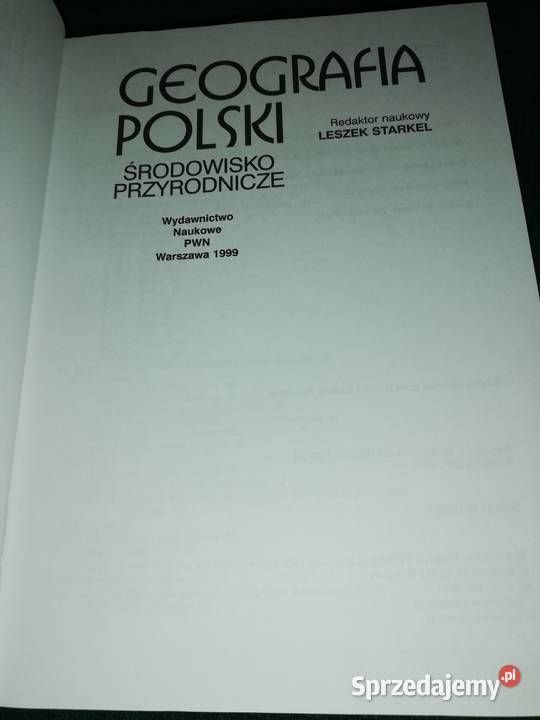 Sprzedam książkę Geografia Polski Środowisko Książki i Podręczniki Łódź