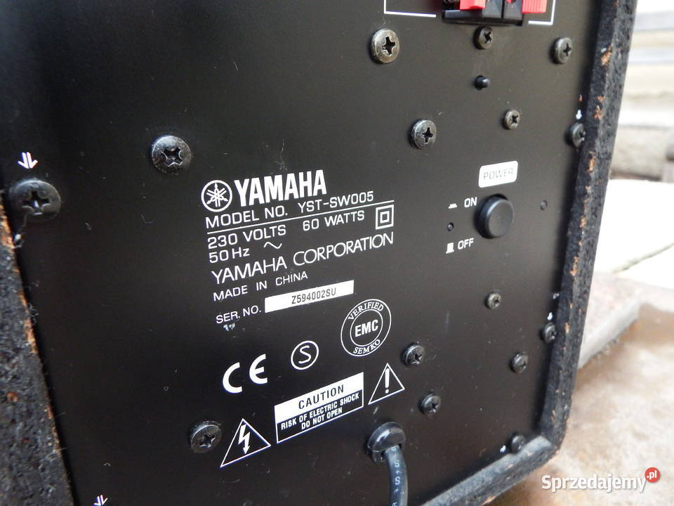 Subwoofer aktywny Yamaha YSTSW005 Solidny dolnośląskie Bolesławiec