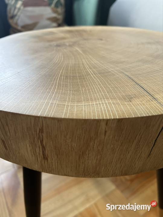 Stolik kawowy z plastra dębu Rzeszów