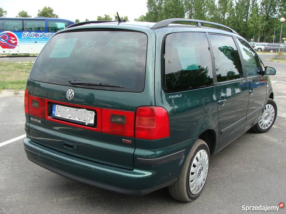 vw sharan 19 tdi 131 7osobowy klimatyzacja Zielona Góra