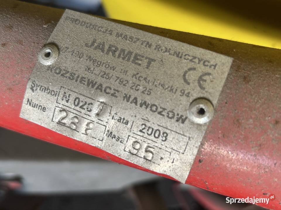 Rozsiewacz nawozów Jarmet 400l lubelskie Kraśnik