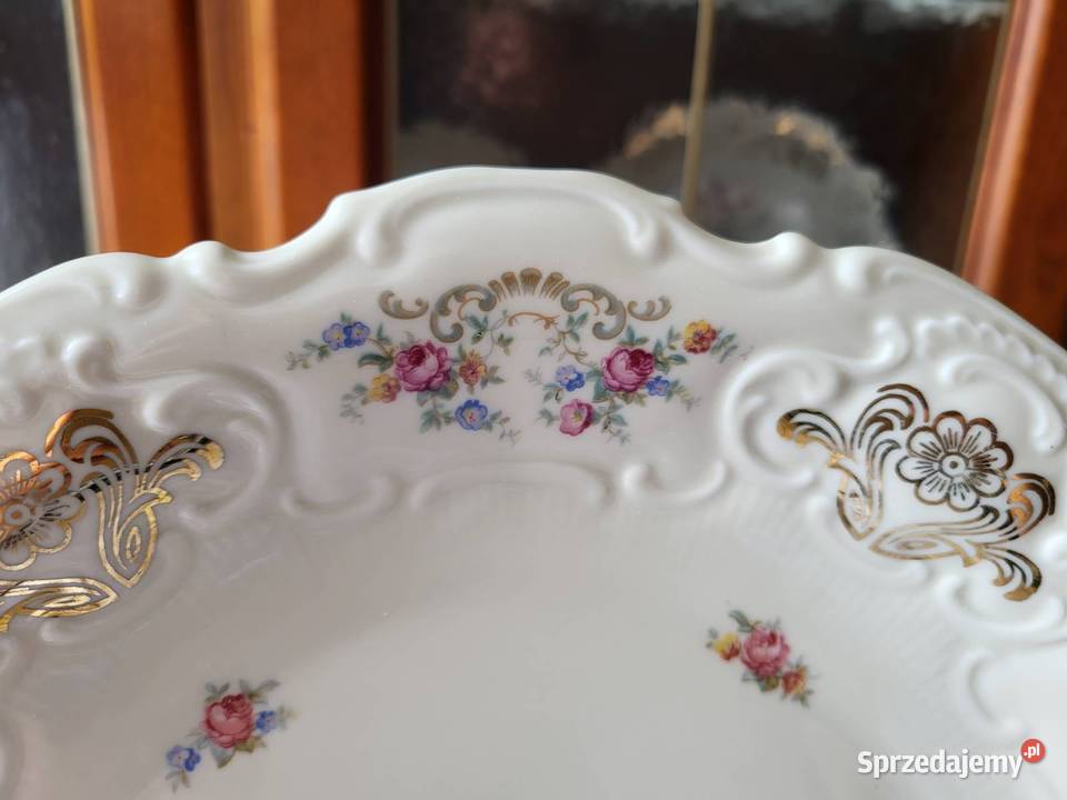 Schirnding Bawaria duża kremowa piękna patera pomorskie Gdańsk