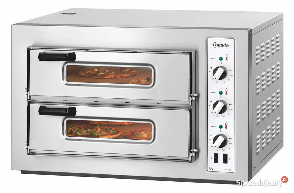 Piec do pizzy 2poziomowy 8x25 400V