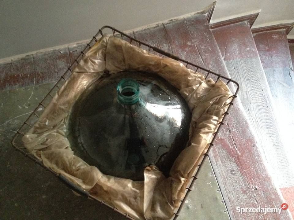 Balon na wino 50L z koszem Wrocław sprzedam