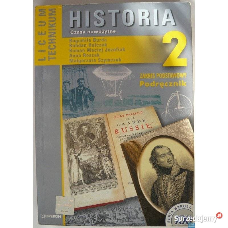 Historia 2 Czasy Nowożytne Zakres Podstawowy Kultura i Rozrywka mazowieckie