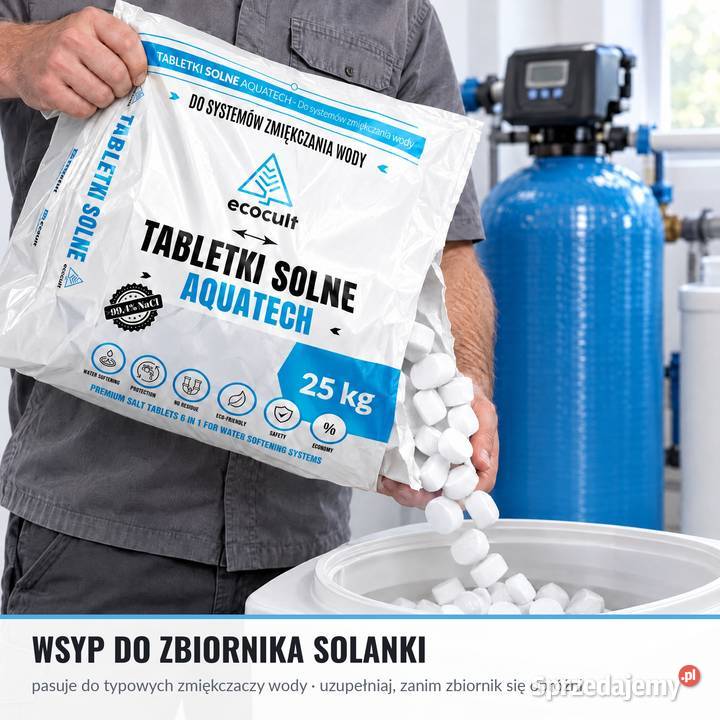 Tabletki solne AQUATECH paleta 1000 dostawa Warszawa