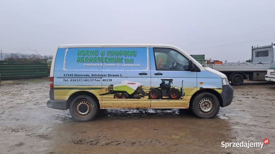 Volkswagen Transporter T5 19 TDI 2007 r wielkopolskie Baszków sprzedam