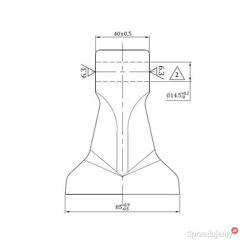 Bijak młotkowy RM33 85x40x145 R95 Sieradz