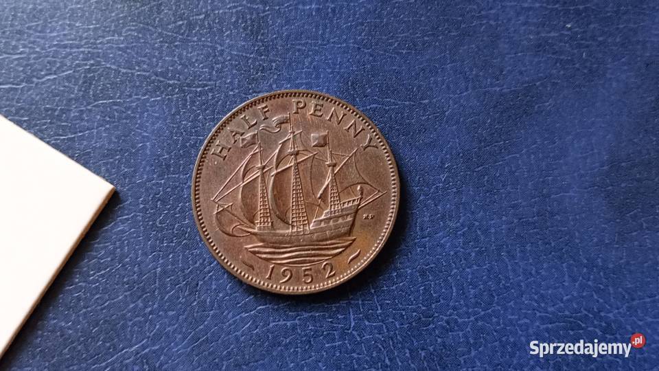 Stare monety 12 pens 1952 Wielka Brytania Lesko
