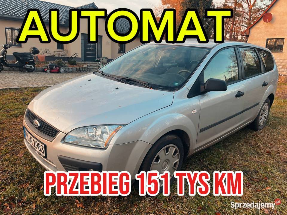 Ford Focus AUTOMAT 151 przebieg 115KM Ford Wieliszew sprzedam