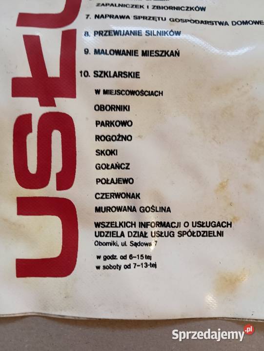 Torba reklamowa PRL Oborniki Wielkopolskie do Kościan