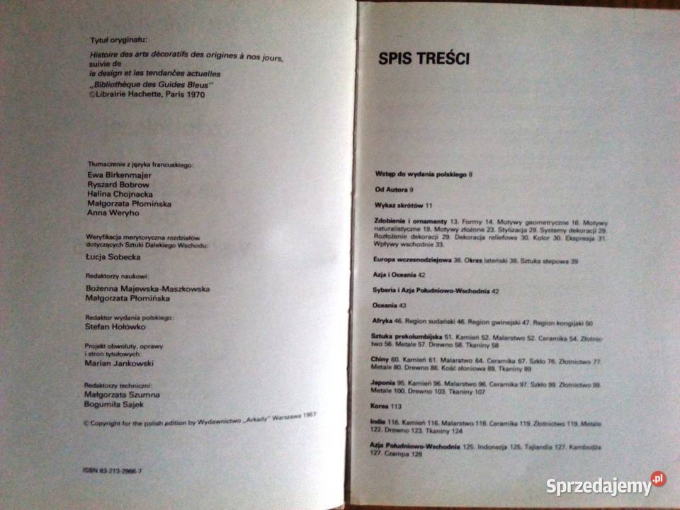 Historia sztuki zdobniczej Henry de Morant Legionowo