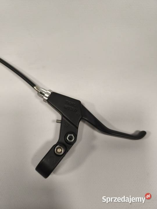 Hamulec tarczowy klamka lewa krótka aluminium Dębica