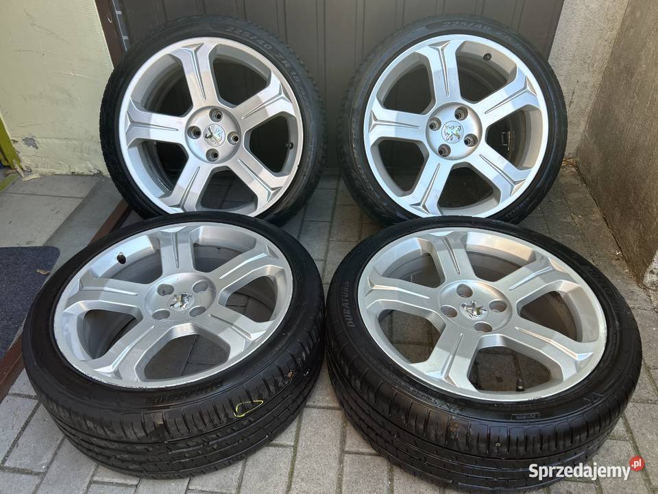 Sprzedam komplet kół alufelg peugeot 4x108 18 Konin
