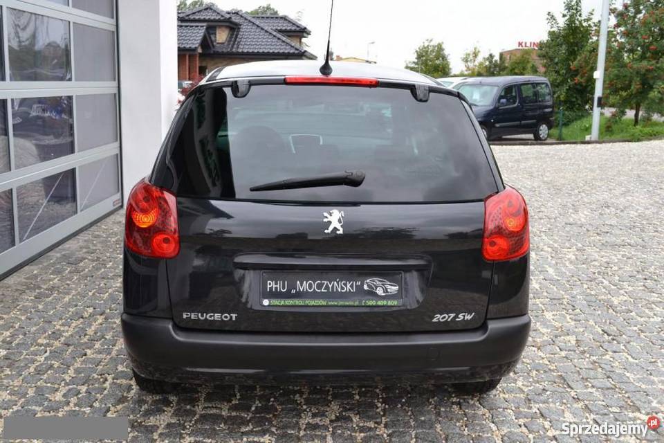 Do sprzedania Peugeot 207 SW czarny Nowa Wieś Rzeczna