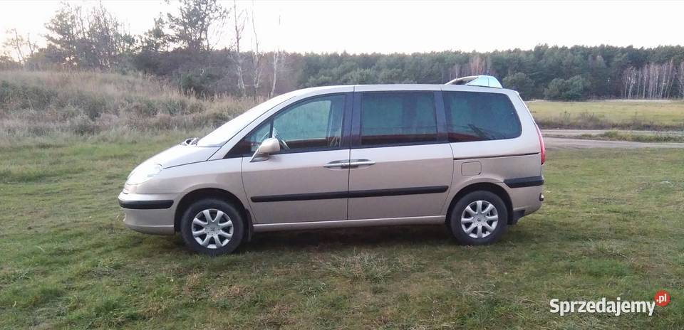 Peugeot 807 BLPG 22 NOWY PRZEGLĄD2002r 352391km wielkopolskie Konin sprzedam