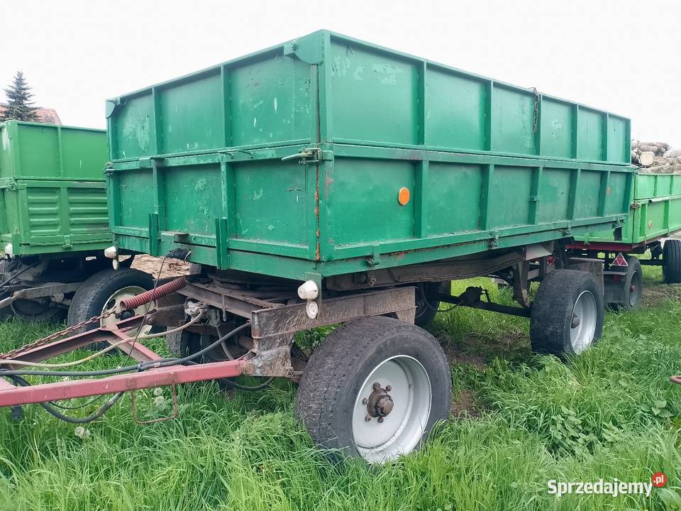 Przyczepa d47 wywrotka na 3 strony Autosan koła
