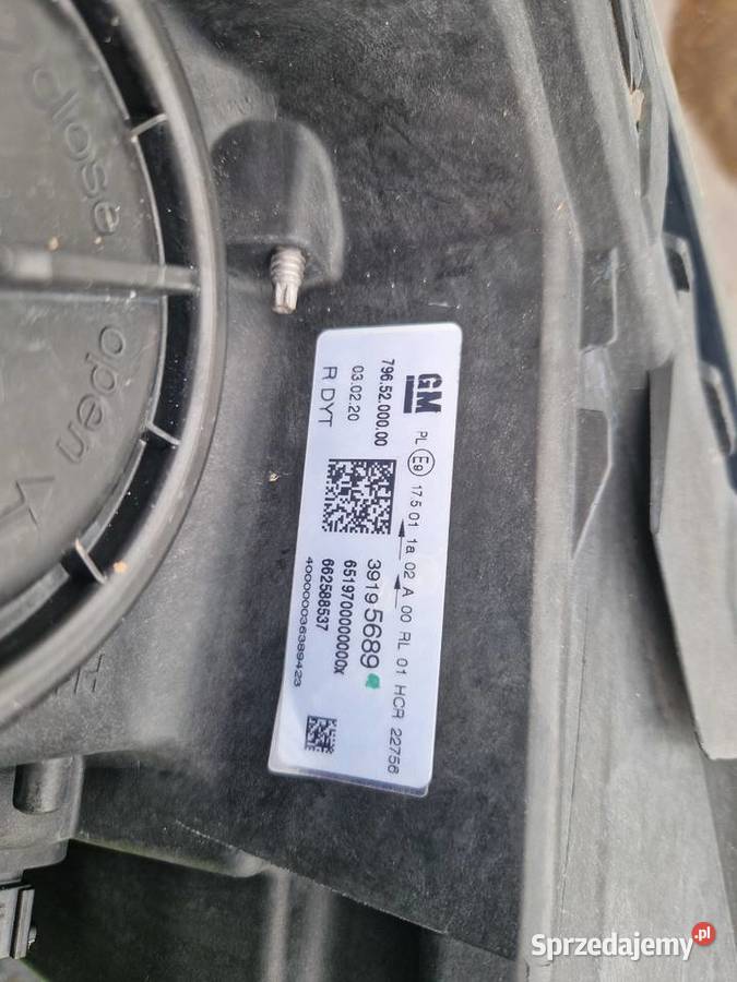 Opel Astra K Lift Reflektor Full Led ORG EU Mielec