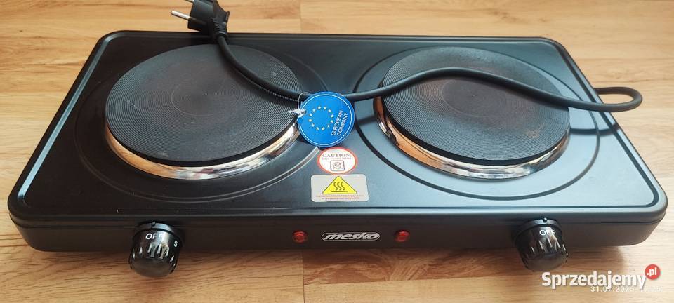 Kuchenka maszynka elektryczna dwupalnikowa 2000W wolnostojące śląskie