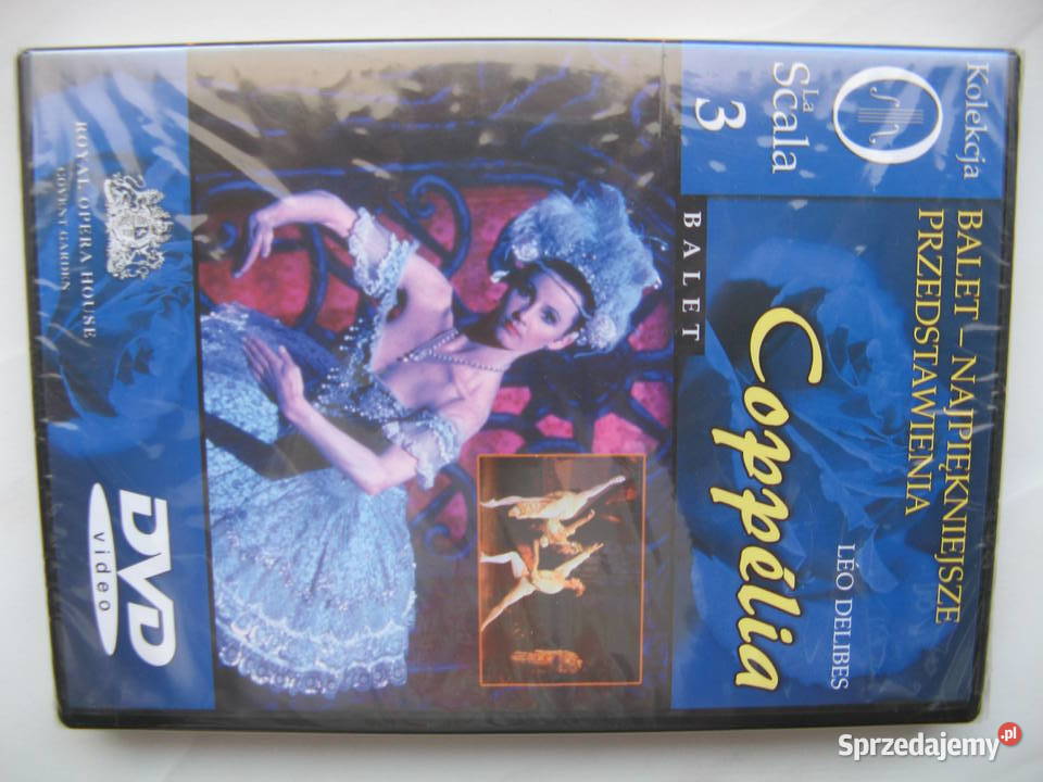La Scala Balet DVD 3 Coppelia Leo DelibesNowa 1 płyta wielkopolskie Poznań sprzedam
