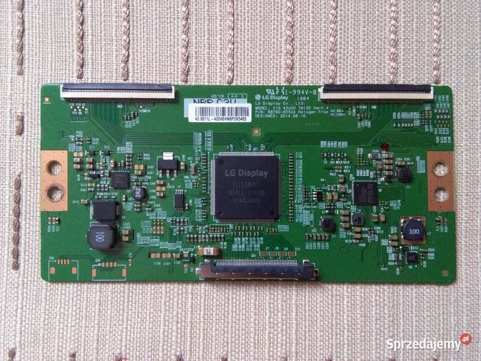 Logika TCON V15 UHD TM120 VER04 6870C0552A Opole