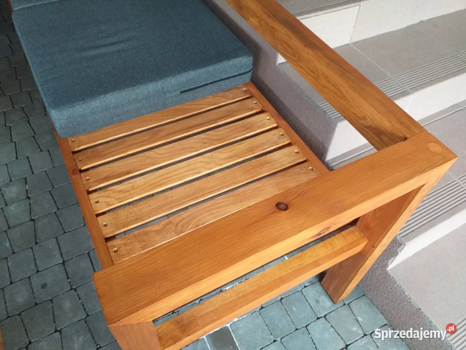 Meble na taras do ogrodu drewno Jaślany