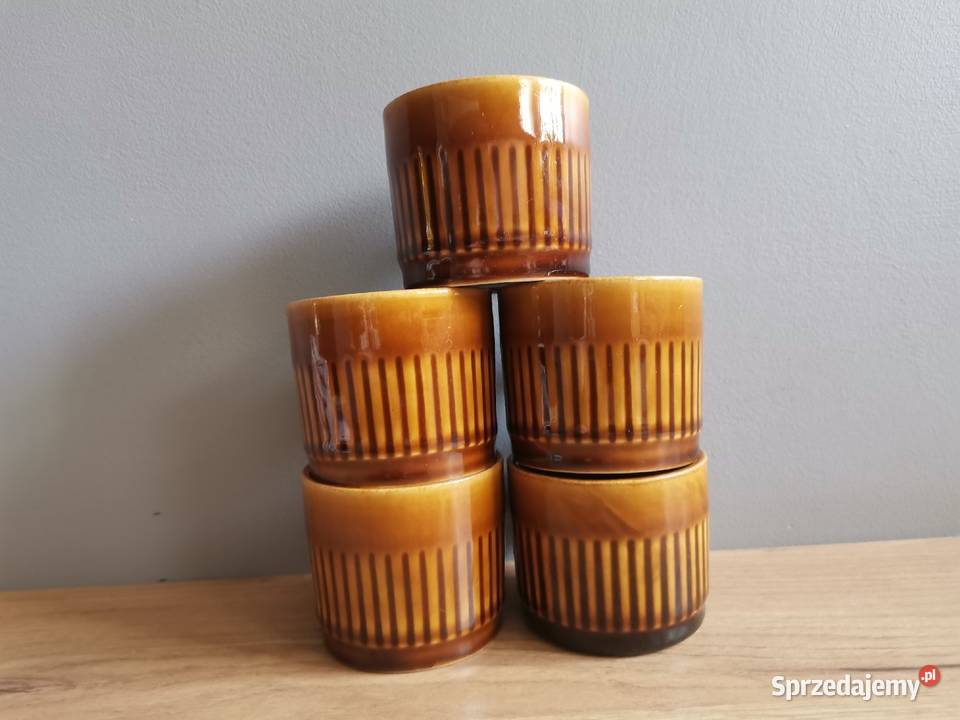 Stare nieużywane filiżanki Kera Vitral 5 sztuk śląskie sprzedam