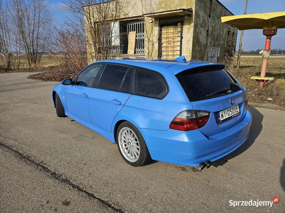 Bmw e90 325i manual w stanie przegląd i oc 0126r niebieski mazowieckie Ciechanów
