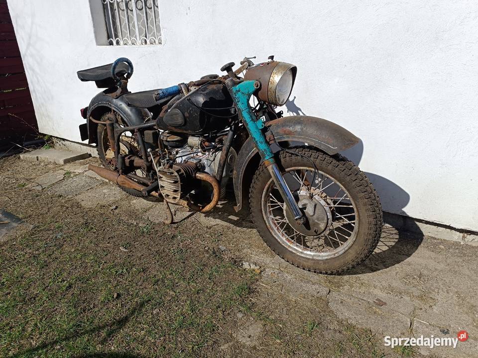 Sprzedam motocykl K750 z wózkiem bocznym mat