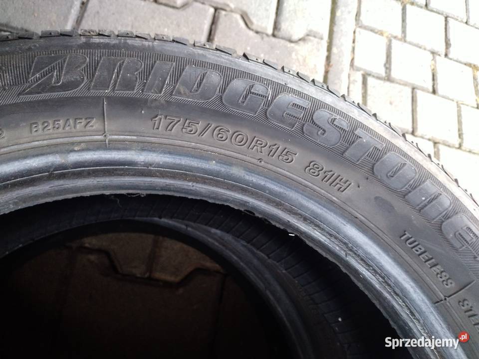sprzedam opony brigestone 1756015 r bieżnik ok 5 Części samochodowe Rybnik