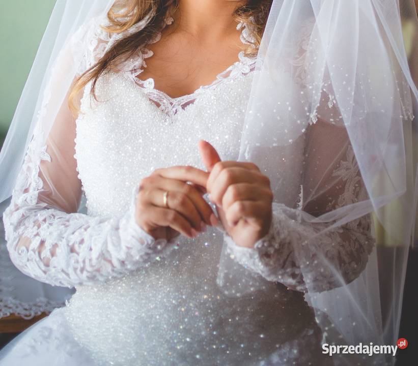 Suknia Ślubna Biała Księżniczka by Viola Piekut Rozmiar 38(M) Tomaszów Lubelski sprzedam