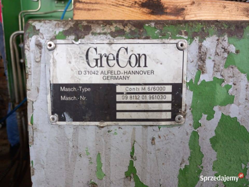 Prasa Grecon 6000 minimeter Wejherowo