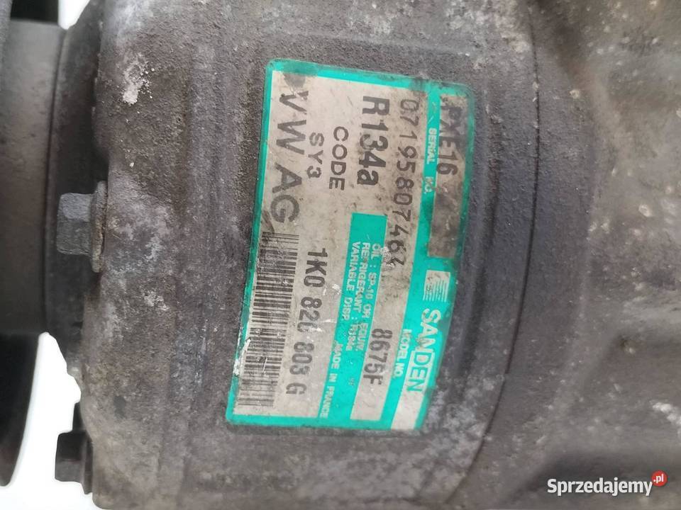 SPRĘŻARKA KLIMATYZACJI 1K0820803G 19 TDI VW Kompresory klimatyzacji