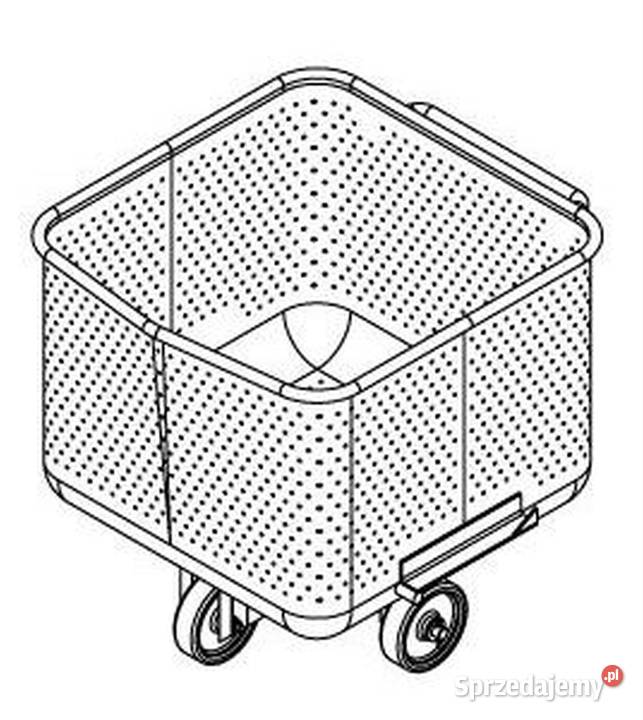 Cymber Wózek do farszu 200l Perforowany z
