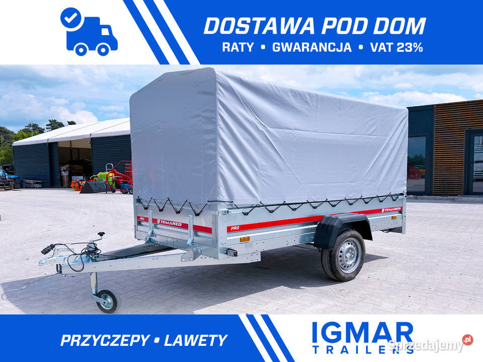 TEMARED PRO 2612 przyczepka jednoosiowa z Motoryzacja Cegielsko