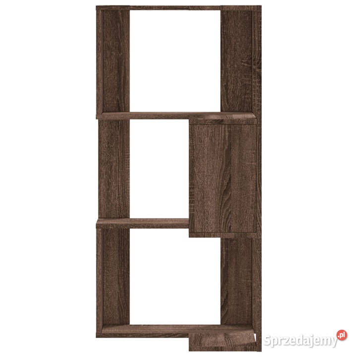 3poziomowy regał narożny brązowy dąb 50x50x102 mazowieckie Warszawa