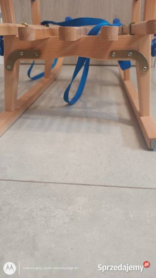 Sanki z oparciem firma Spolnota TUV Ciechanów