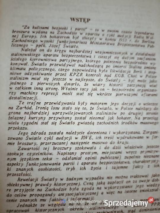 Światło książki kulisami bezpieki księgarnia