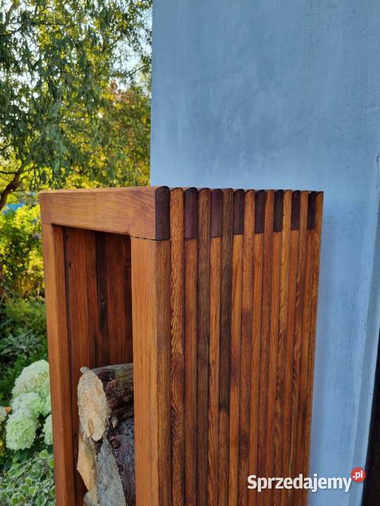 Stojak na drewno kominkowe 3D pionowy 45 x 40 x śląskie