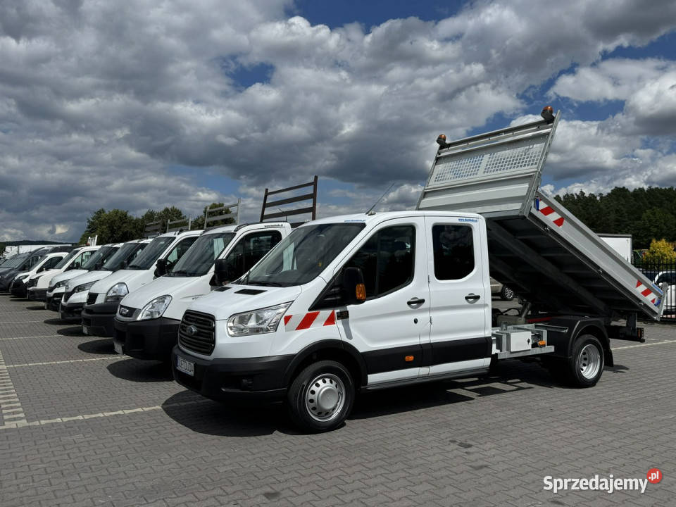 Ford Transit 7 Osób Brygadówka DOKA Zabudowa elektryczne lusterka Widełki