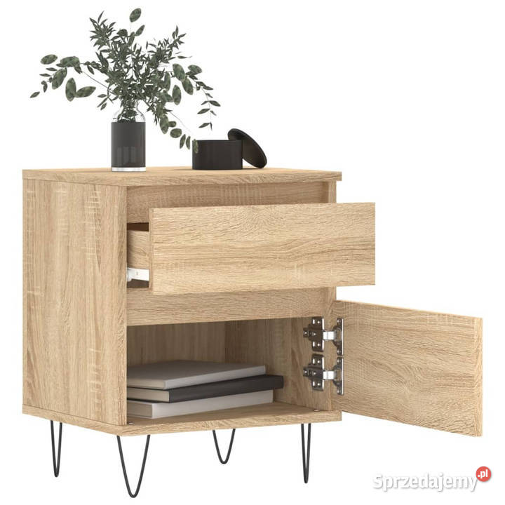 Szafka nocna dąb sonoma 40x35x50 materiał Warszawa